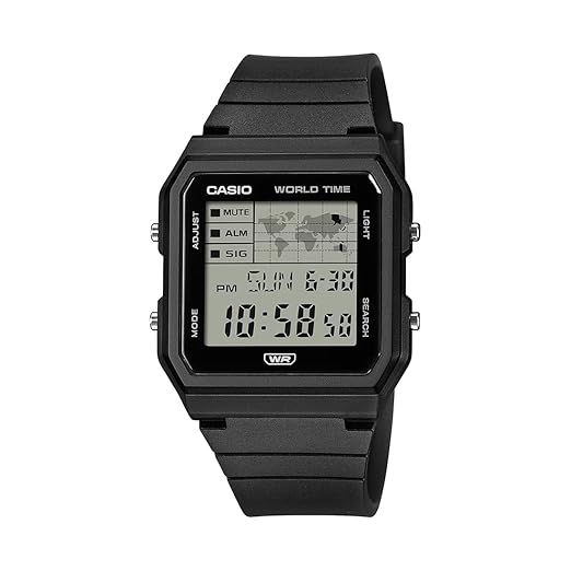 Casio Youth Unisex Quartz Black Dial Digital Resin Watch D396