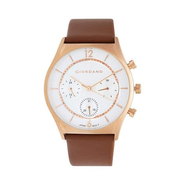 Giordano 1974-03 Multi Function Silver Dial for Men