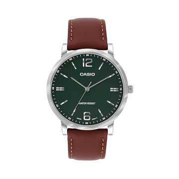 Casio A2438 Analog Green Dial for Men