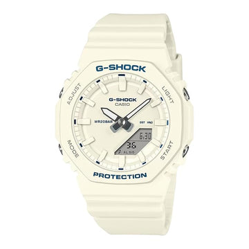 Casio Women Quartz White Dial Analog-Digital Resin Watch G1798
