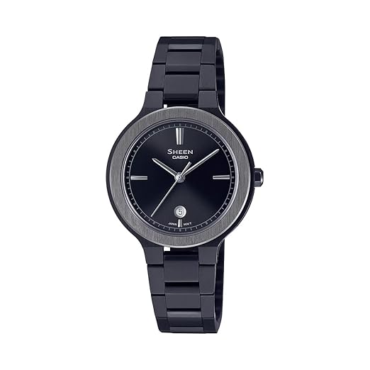 Casio Sheen Analog Black Dial  for Women (SH304)