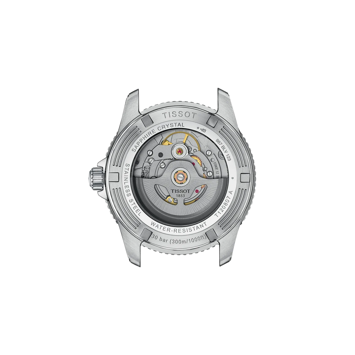 Tissot Seastar 1000 40mm T120.807.11.051.00 Unisex Watch - case-back view
