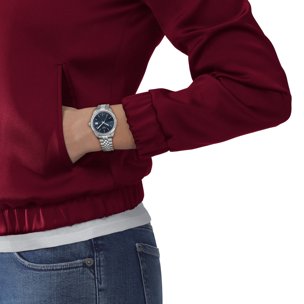 Tissot Ballade 34mm T156.210.11.041.00 Watch for Women - on the wrist