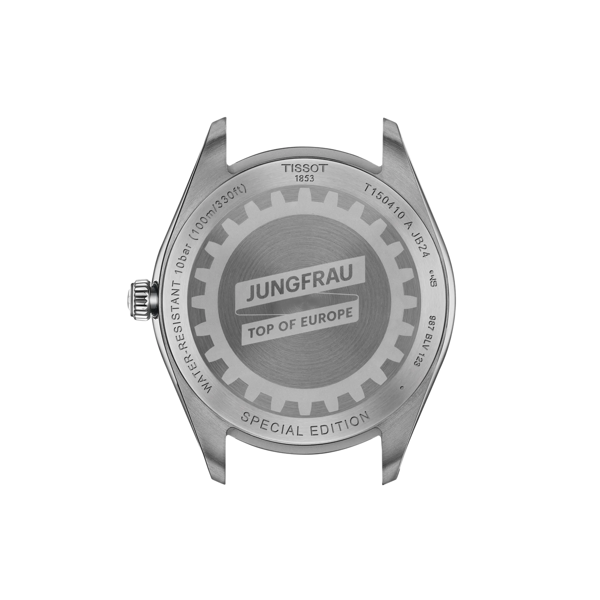 Tissot PR 100 Jungfraubahn 40mm T150.410.11.041.02 Watch for Men - case-back view