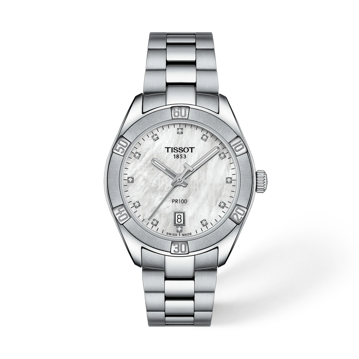 Tissot PR 100 Sport Chic 36mm T101.910.11.116.00 Watch for Women - front view