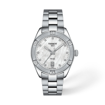 Tissot PR 100 Sport Chic 36mm T101.910.11.116.00 Watch for Women - front view