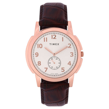Timex Analog Silver Dial Men's Watch (TW000U315)