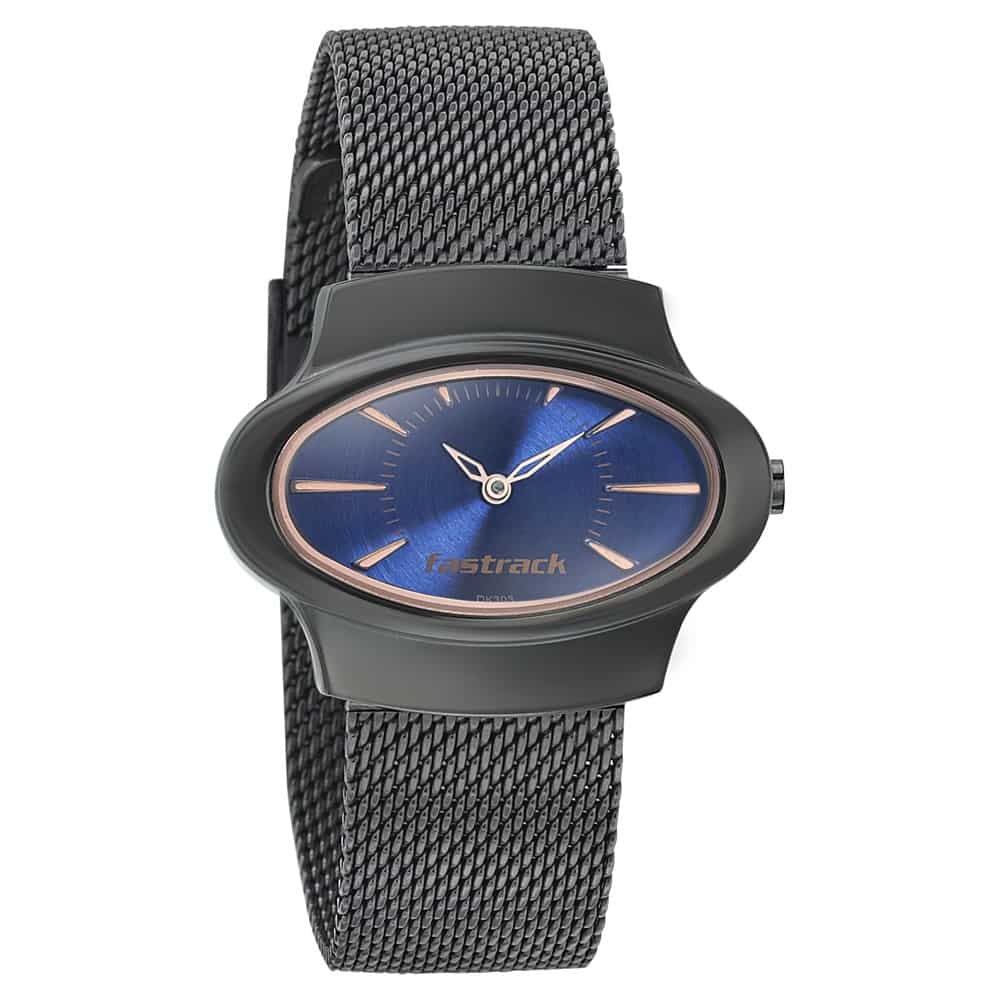 NR6004QM01 BLUE DIAL STAINLESS STEEL STRAP WATCH - Kamal Watch Company