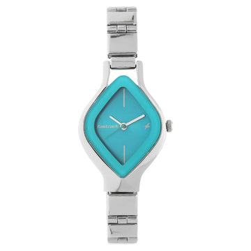 NR6109SM03 BLUE DIAL SILVER STAINLESS STEEL STRAP WATCH - Kamal Watch Company
