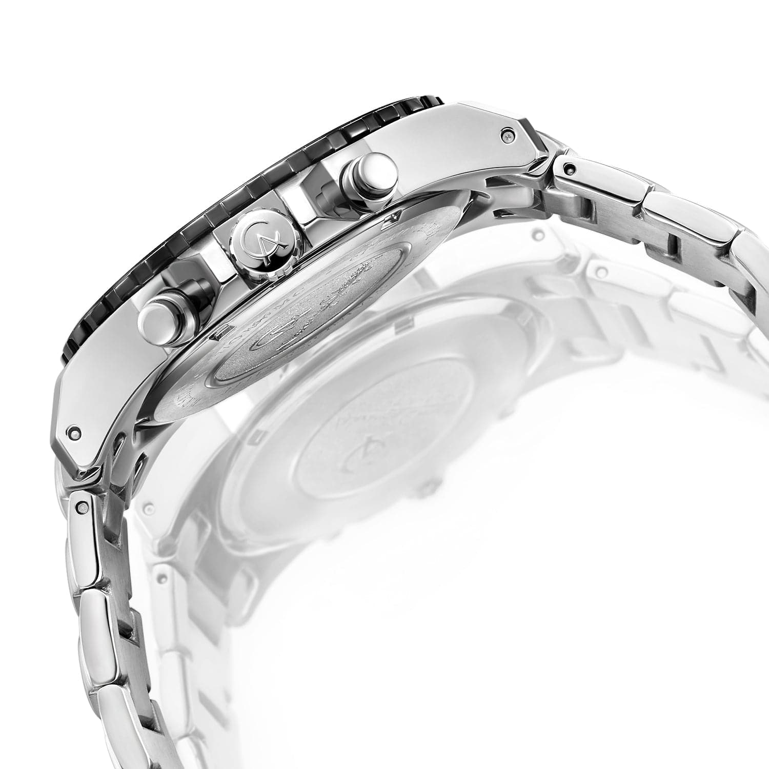 AC 6141 MCB Chronograph For Men – Silver - Kamal Watch Company