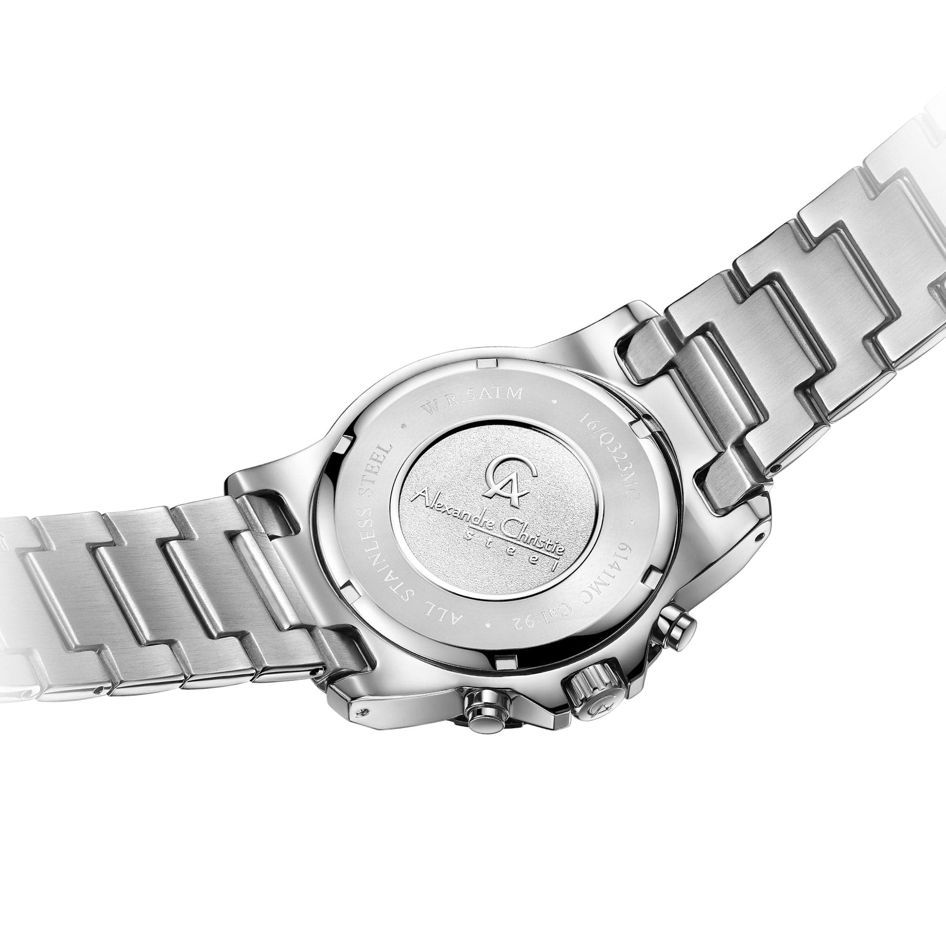 AC 6141 MCB Chronograph For Men – Silver - Kamal Watch Company