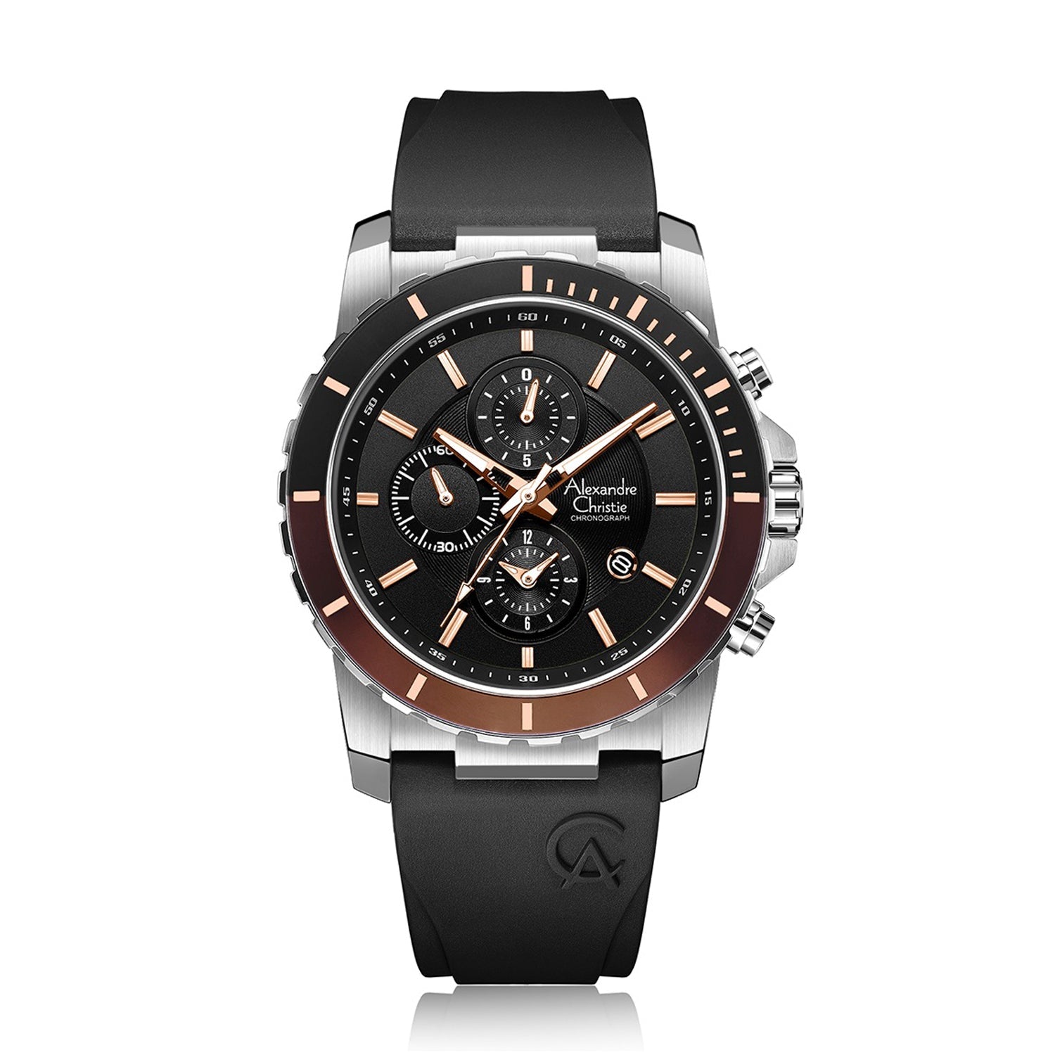 Alexandre Christie 6141MCRSSBARG Chronograph Men's Watch