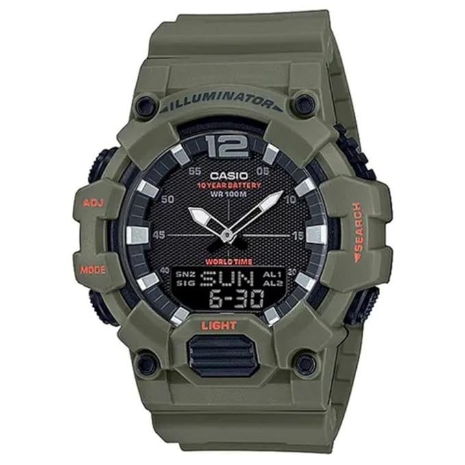 Casio Youth Series Analog-Digital Black Dial Men's Watch - HDC-700-3A2VDF(D178)