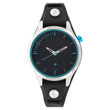 Fastrack NK6156SL01 Analog Black Dial for Women