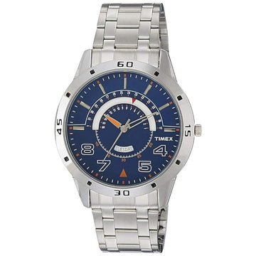 TIMEX Stainless Steel Analog Blue Dial Men Watch-Tw000U907