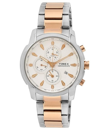 Timex E-Class Chronograph Silver Dial Men's Watch - TW000Y507