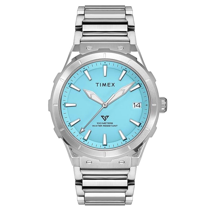 TIMEX Men Blue Round Dial Analog Watch - TWEG24804