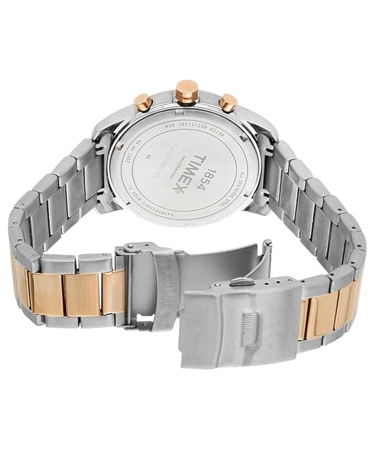 Timex E-Class Chronograph Silver Dial Men's Watch - TW000Y507