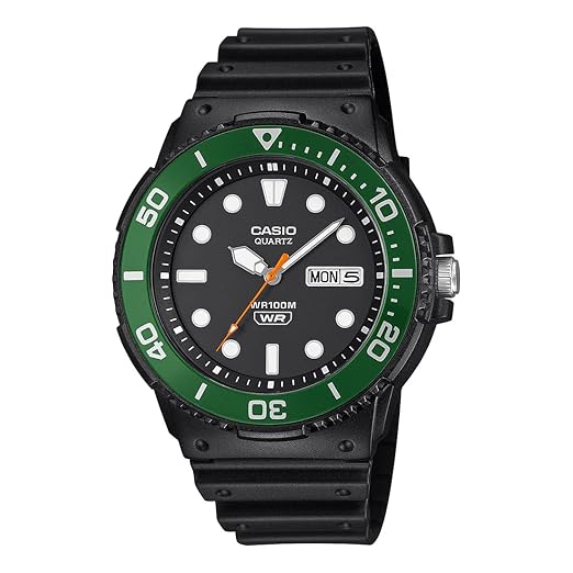 Casio A2404 Analog Black Dial for Men