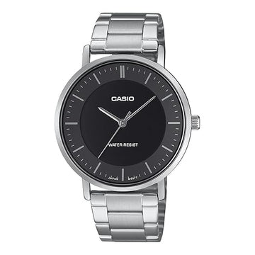 Casio A2411 Enticer Analog Black Dial for Men