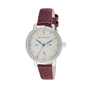 Giordano 2938-02 Multifunctional White Dial for Women