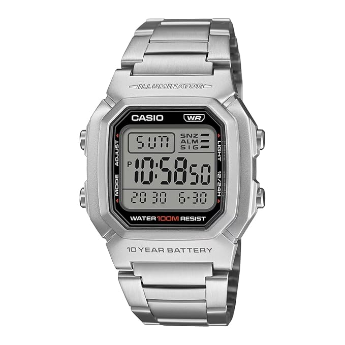 Casio Youth Men Quartz Black Dial Analog-Digital Resin Watch I132