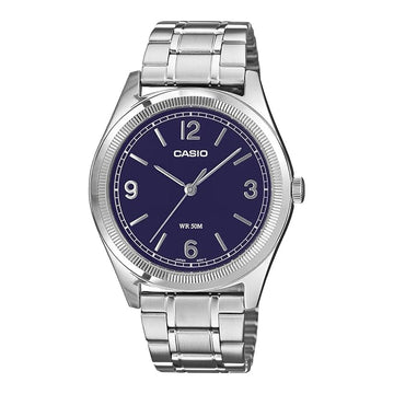 Casio Enticer Men Quartz Blue Dial Analog Stainless Steel Watch A2562