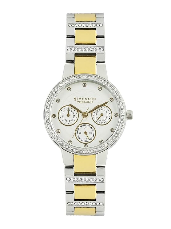 Giordano P2053-55 Multifunctional Silver Dial for Women