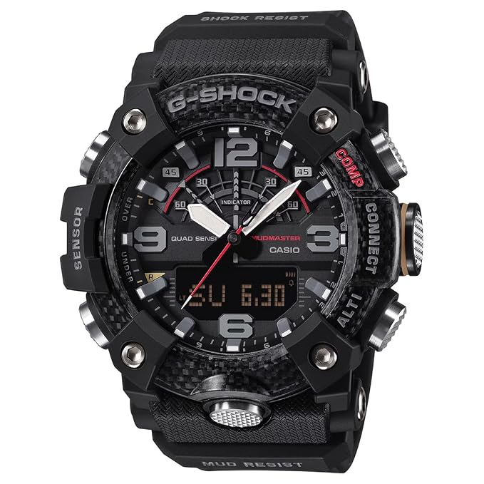 Casio G-Shock Men Quartz Black Dial Analog-Digital Resin Watch G1789