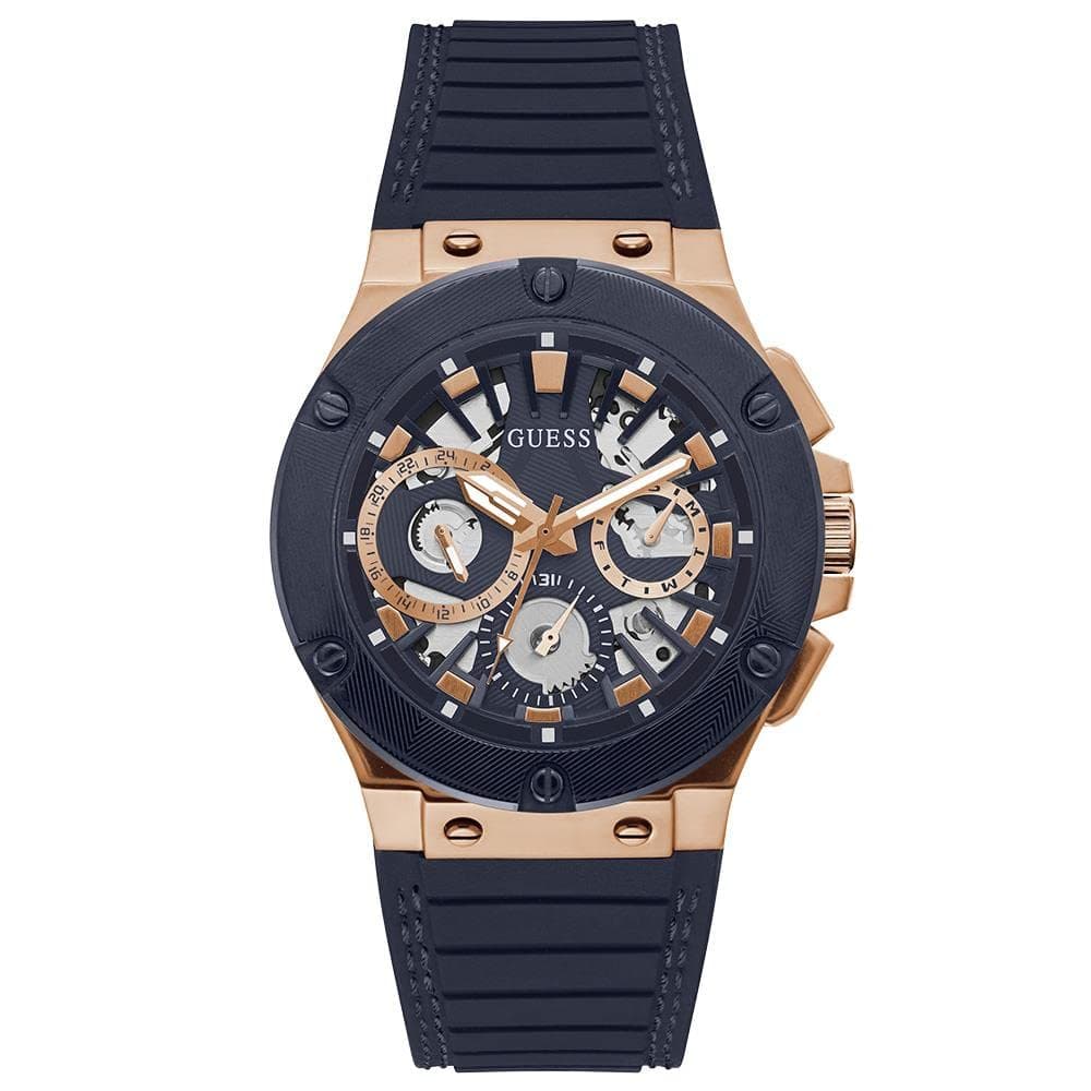 NAVY CASE NAVY SILICONE WATCH - Kamal Watch Company