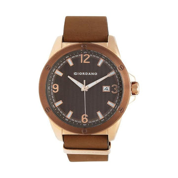 Giordano 1756-04 Analogue Brown Dial for Men