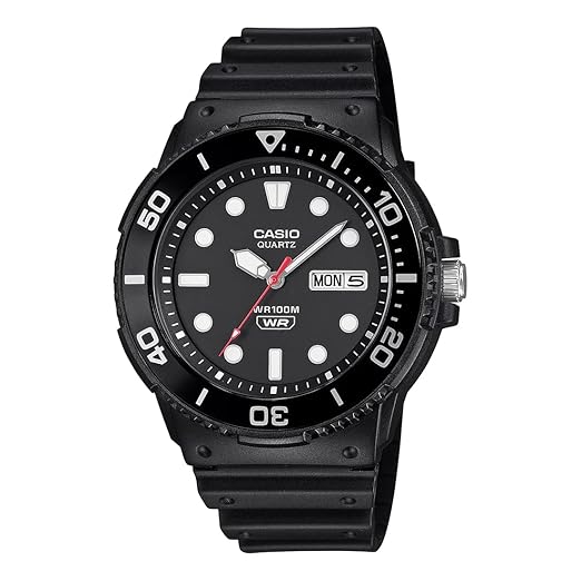 Casio A2402 Analog Black Dial for Men