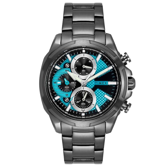 TIMEX Men Blue Round Dial Analog Watch - TWEG25002