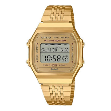 Casio Vintage ABL-100WEG-9ADF Bluetooth Digital Gold Dial Unisex (D368)