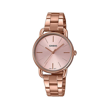Casio Enticer Analog Rose Gold Dial Women's Watch A1795 - Kamal Watch Company