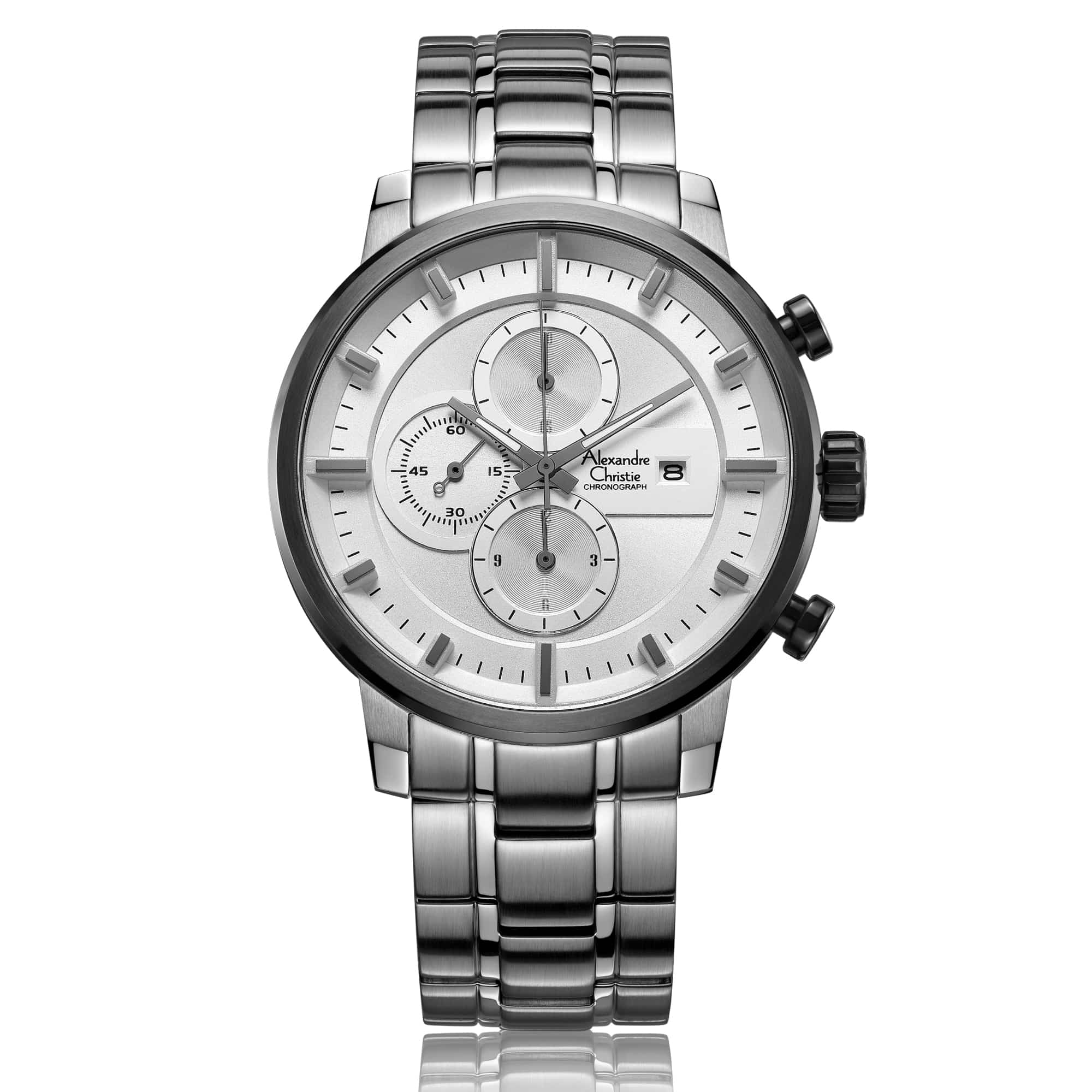 AC 6323 MCB Chronograph Watch For Men – Silver