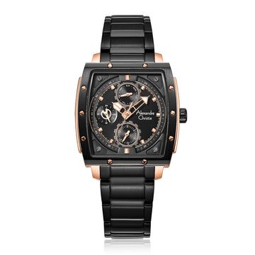 Alexandre Christie 6376BFBBRBA Multifunction Watch for Women