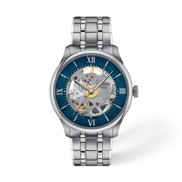 Tissot Chemin des Tourelles Skeleton 39mm T139.836.11.048.00 Unisex Watch - front view