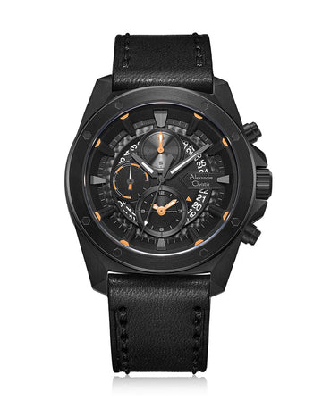 ALEXANDRE CHRISTIE Chronograph Watch for Men 6594MCLBRBA - Kamal Watch Company