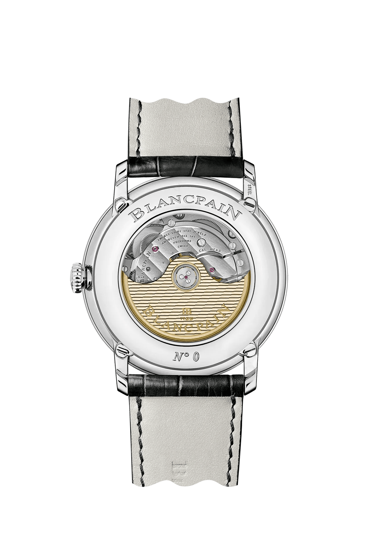 Blancpain Villeret 6676-1127-55B – sapphire case back with calibre 67A5