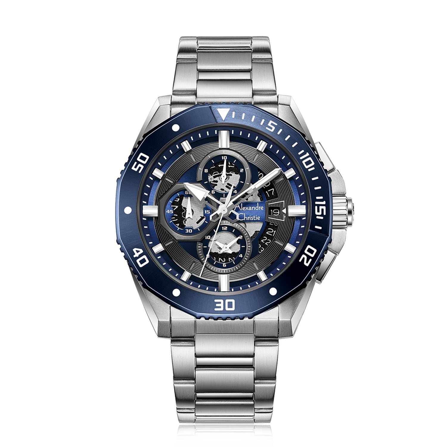 Alexandre Christie 6679MCBTUBU Men's Chronograph Watch