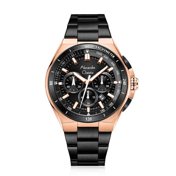 Alexandre Christie 6691MCFBRBA Chronograph Watch for Men