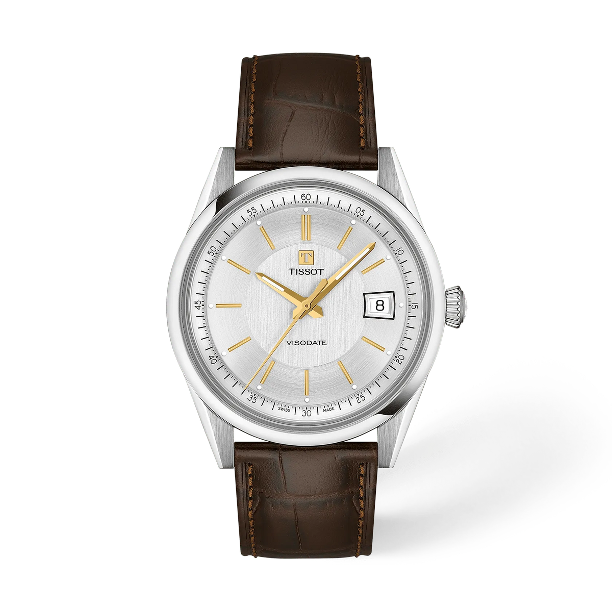 Tissot Visodate 39mm T157.407.16.031.00 Unisex Watch - front view