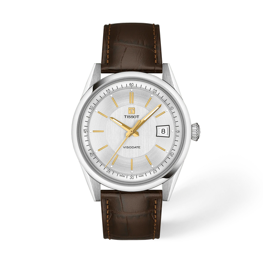 Tissot Visodate 39mm T157.407.16.031.00 Unisex Watch - front view