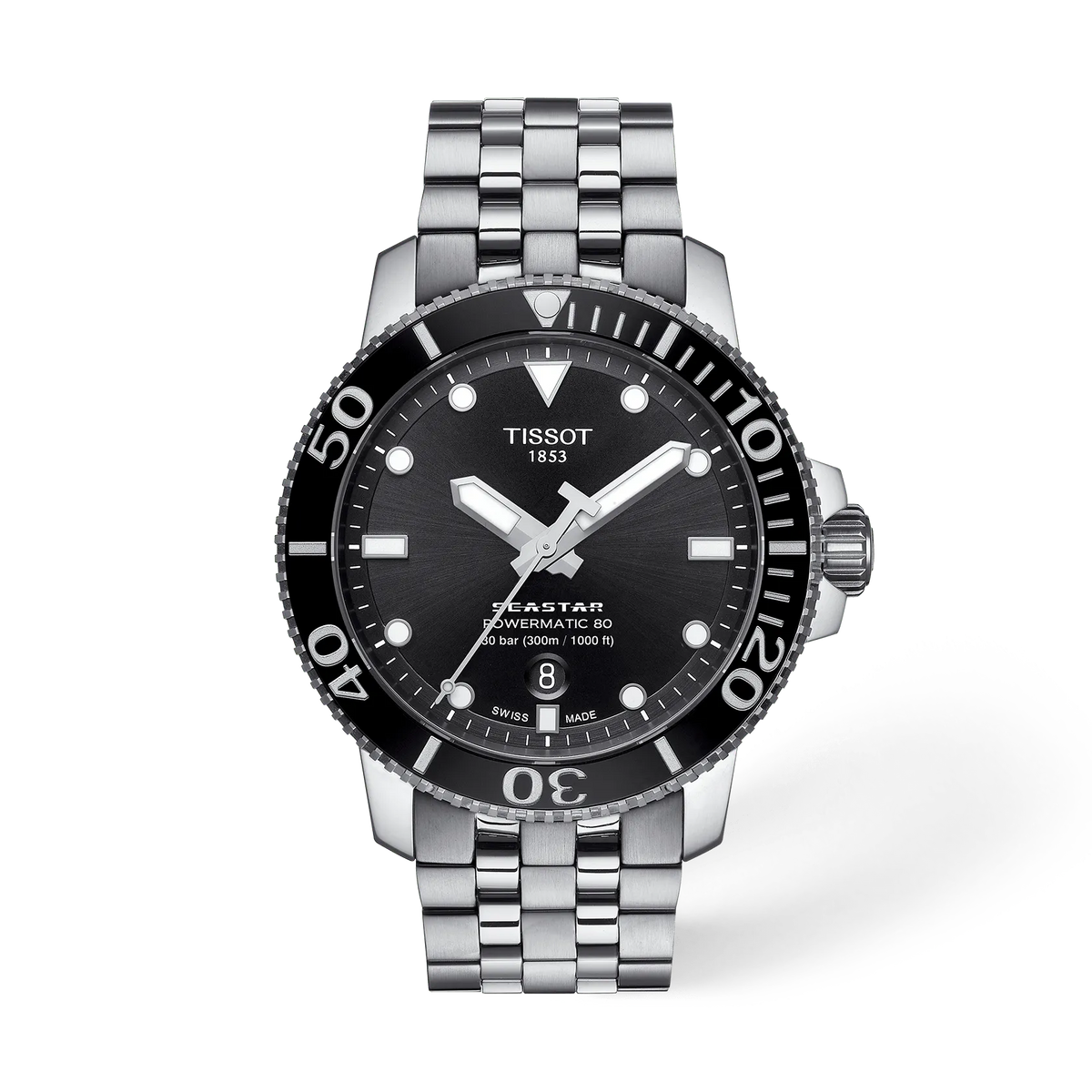 Tissot Seastar 1000 43mm T120.407.11.051.00 Watch for Men - front view