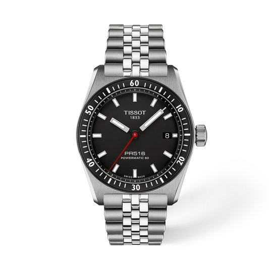 Tissot PR516 38mm T149.407.11.051.00 Unisex Watch - front view