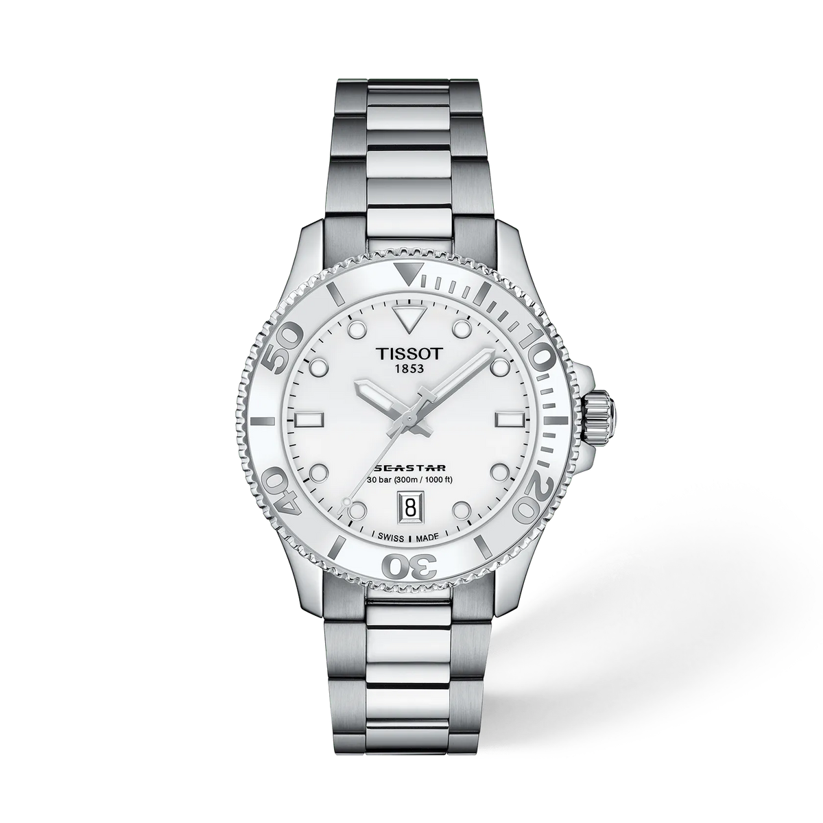 Tissot Seastar 1000 36mm T120.210.11.011.00 Unisex Watch - front view