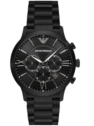 Emporio Armani AR11349I Renato Round Analog Blue Dial Men's Watch - Kamal Watch Company