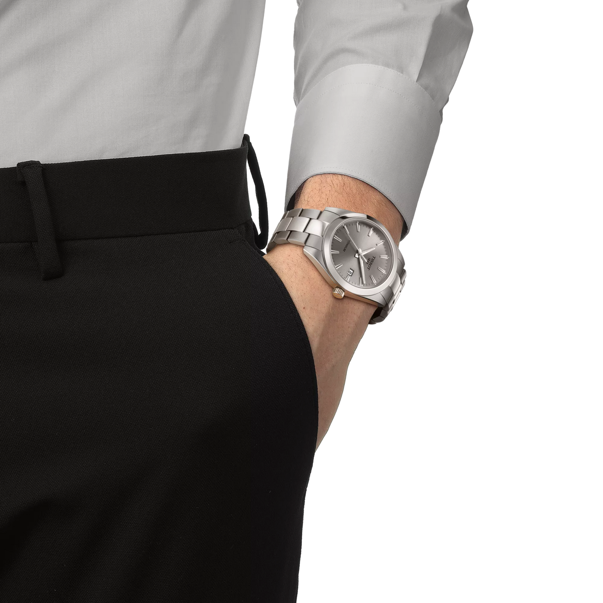 Tissot Gentleman 40mm T127.410.44.081.00 Watch for Men - on the wrist