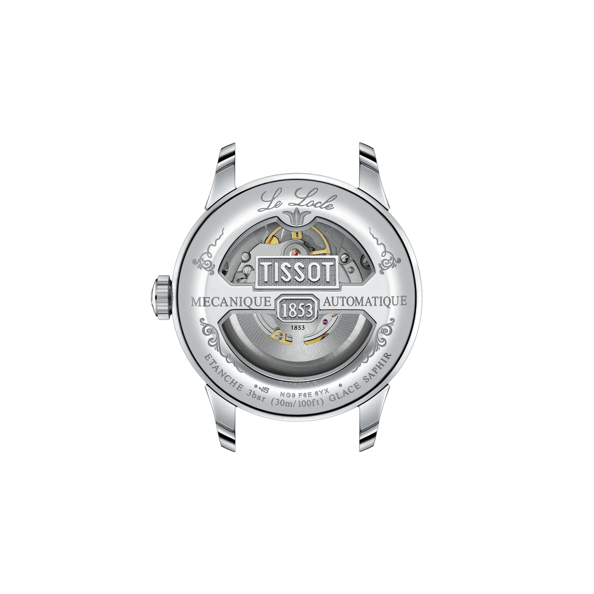 Tissot Le Locle 39.3mm T006.407.16.033.00 Watch for Men - case-back view